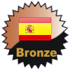 title=The Spain Cacher:  Awarded for finding caches in a percentage of states in Spain  |  Larssen has 6% (1 of 17 states) and needs 9% more to go up a level
